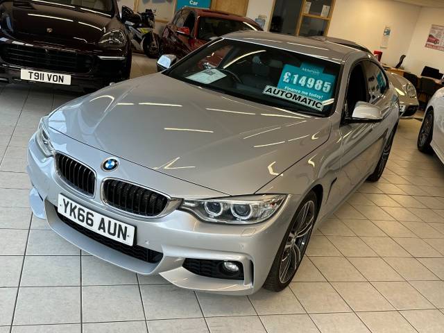 BMW 4 Series 2.0 420d [190] M Sport 5dr Auto [Professional Media] Coupe Diesel Silver