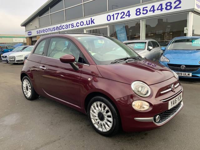 Fiat 500 1.2 Lounge 3dr Hatchback Petrol Red