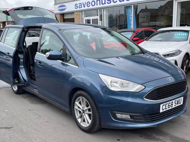 Ford Grand C-MAX 1.0 EcoBoost 125 Zetec 5dr MPV Petrol Blue