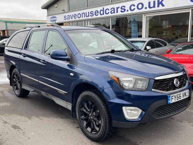 SsangYong Musso 2.2 Pick up EX 4dr 4WD Pick Up Diesel Blue