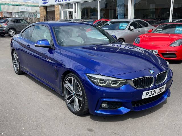 BMW 4 Series 3.0 440i M Sport 2dr Auto [Professional Media] Coupe Petrol Blue