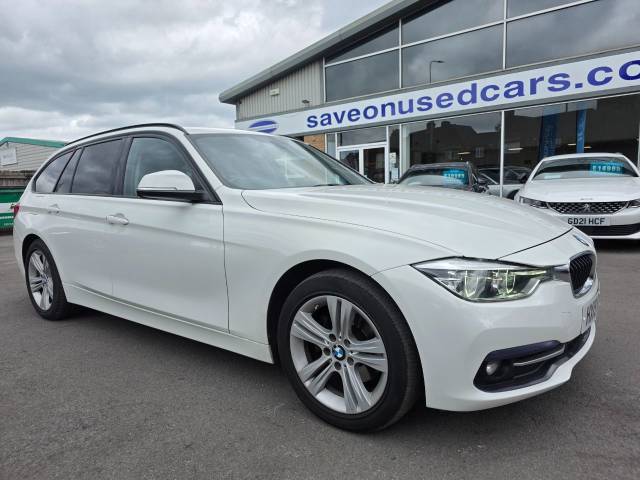 BMW 3 Series 2.0 320d Sport 5dr Step Auto Estate Diesel White