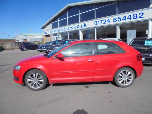 Audi A3 2.0 TDI Sport 3dr [Start Stop] Hatchback Diesel Red