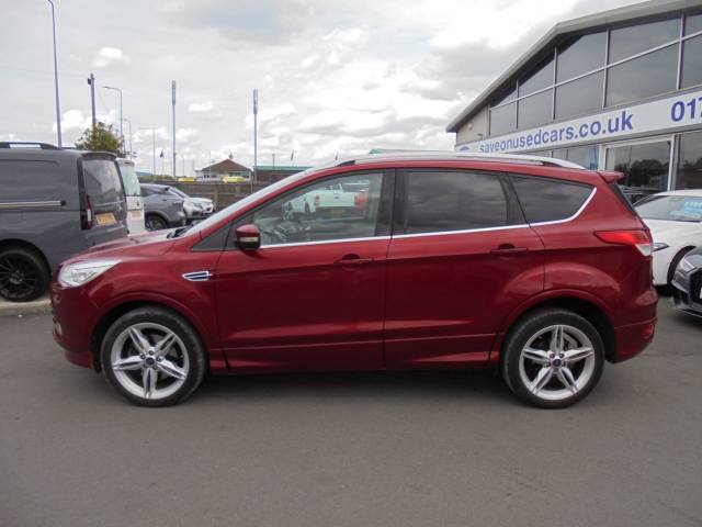 Ford Kuga 2.0 TDCi 180 Titanium X Sport 5dr Powershift Hatchback Diesel Red