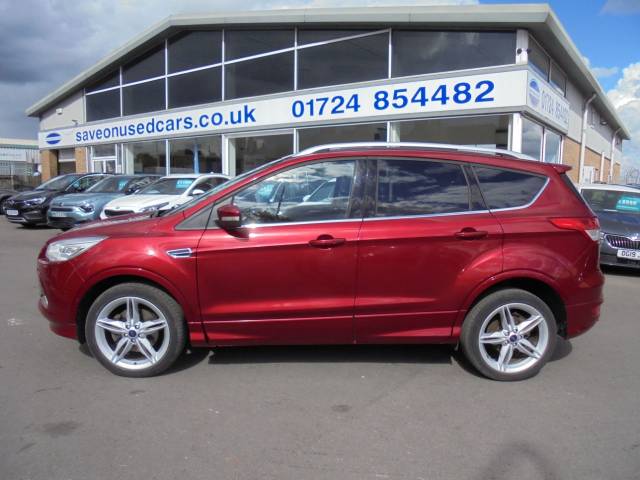 Ford Kuga 2.0 TDCi 180 Titanium X Sport 5dr Powershift Hatchback Diesel Red