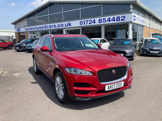Jaguar F-Pace 2.0d Portfolio 5dr Auto AWD Estate Diesel Red