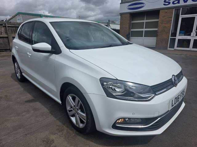 Volkswagen Polo 1.0 75 Match 5dr Hatchback Petrol White