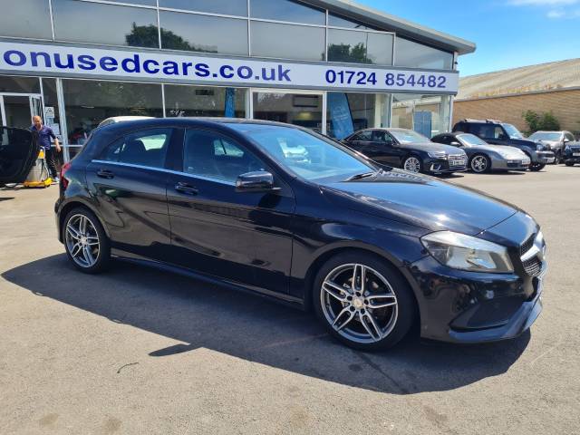 Mercedes-Benz A Class 1.5 A180d AMG Line 5dr Hatchback Diesel Black