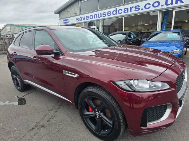 Jaguar F-Pace 3.0d V6 S 5dr Auto AWD Estate Diesel Red